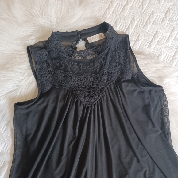 {Altar'd State} Black Lace-Trimmed Dress - Picture 2 of 5